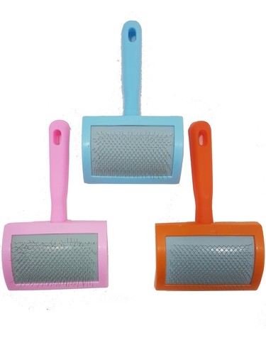 Large pet grooming slicker - large,