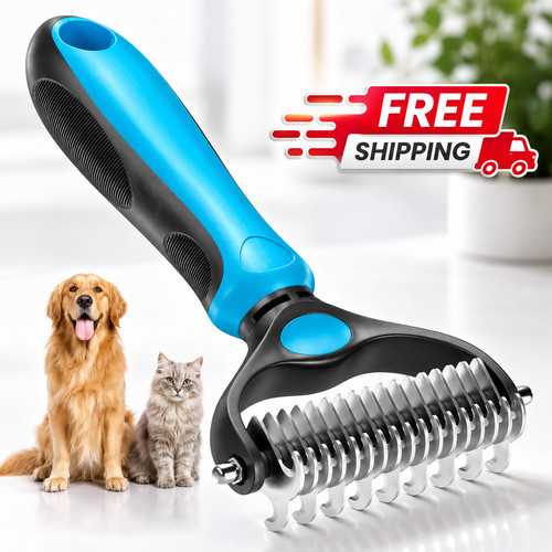 2in1 stainless pet deshedding - 2in1,