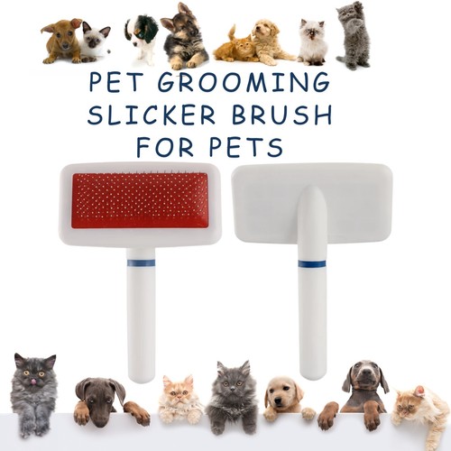 Pets grooming slicker brush - pets,