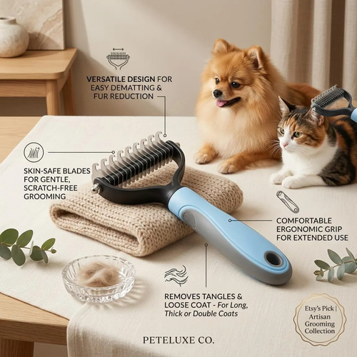 Pet deshedding brush for - pet,