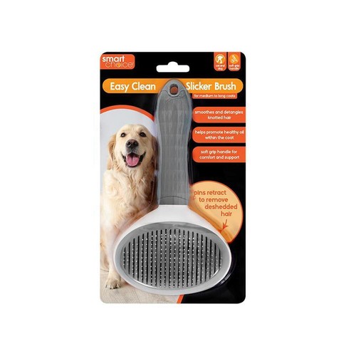 Slicker grooming brush - brush, dog